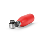 Bottle with anti-drip cap in many colours, 500 ml red colour third view