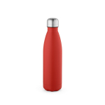 Bottle with anti-drip cap in many colours, 500 ml red colour rear view