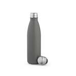 Bottle with anti-drip cap in many colours, 500 ml grey colour second view