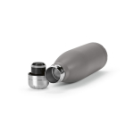 Bottle with anti-drip cap in many colours, 500 ml grey colour third view