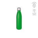 Bottle with anti-drip cap in many colours, 500 ml green colour