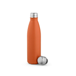 Bottle with anti-drip cap in many colours, 500 ml orange colour second view