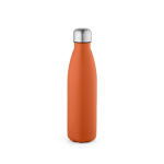 Bottle with anti-drip cap in many colours, 500 ml orange colour rear view