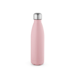 Bottle with anti-drip cap in many colours, 500 ml pink colour rear view