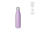 Bottle with anti-drip cap in many colours, 500 ml violet colour