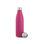Bottle with anti-drip cap in many colours, 500 ml fuchsia colour second view