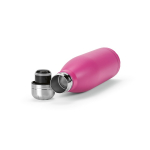 Bottle with anti-drip cap in many colours, 500 ml fuchsia colour third view