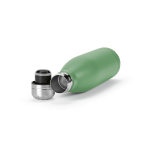 Bottle with anti-drip cap in many colours, 500 ml pastel green colour third view