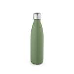Bottle with anti-drip cap in many colours, 500 ml pastel green colour rear view