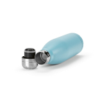 Bottle with anti-drip cap in many colours, 500 ml light blue colour third view