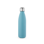 Bottle with anti-drip cap in many colours, 500 ml light blue colour rear view
