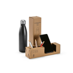 Bottle with anti-drip cap in many colours, 500 ml view in box