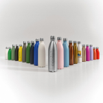 Bottle with anti-drip cap in many colours, 500 ml