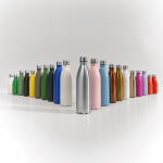 Bottle with anti-drip cap in many colours, 500 ml