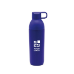 Recycled steel bottle with double opening, 600 ml main view