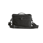 Recycled plastic cool bag with double carry handles 7.5L black colour third view