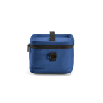 Recycled plastic cool bag with double carry handles 7.5L blue colour second view