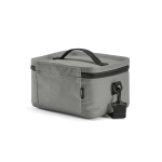 Recycled plastic cool bag with double carry handles 7.5L grey colour second view