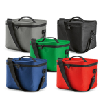Insulated recycled plastic cool bag with wide opening 10L
