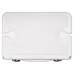 35L recycled plastic double-wall insulated cooler white colour detail view