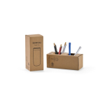 Double-wall recycled stainless steel travel mug 340ml view in box