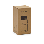 Recycled steel food jar with foldable spoon 740ml view in box