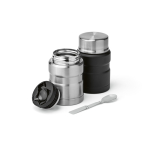 Recycled steel double-wall food jar 500 ml