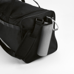 Eco plastic waterproof sports bag with hidden pocket 50L black colour fourth view