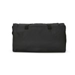 Eco plastic waterproof sports bag with hidden pocket 50L black colour rear view