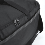 Eco plastic waterproof sports bag with hidden pocket 50L black colour second detail view