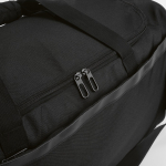 Eco plastic waterproof sports bag with hidden pocket 50L black colour third detail view