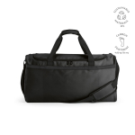 Eco plastic waterproof sports bag with hidden pocket 50L black colour