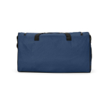 Eco plastic waterproof sports bag with hidden pocket 50L blue colour rear view