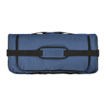 Eco plastic waterproof sports bag with hidden pocket 50L blue colour detail view