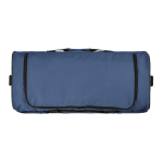 Eco plastic waterproof sports bag with hidden pocket 50L blue colour second view