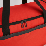 Eco plastic waterproof sports bag with hidden pocket 50L red colour second detail view