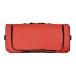 Eco plastic waterproof sports bag with hidden pocket 50L red colour second view