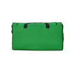 Eco plastic waterproof sports bag with hidden pocket 50L green colour rear view