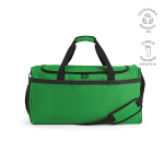 Eco plastic waterproof sports bag with hidden pocket 50L green colour