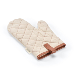 Robust eco cotton kitchen glove with separate thumb 280 g/m2 natural colour second view