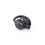 Wireless headphones with active noise cancellation and AI microphone dark grey colour fourth view