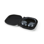 Wireless headphones with active noise cancellation and AI microphone dark grey colour fifth view
