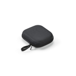 Wireless headphones with active noise cancellation and AI microphone dark grey colour sixth view