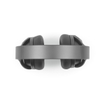 Wireless headphones with active noise cancellation and AI microphone dark grey colour eighth view
