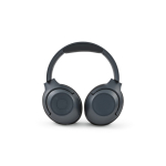 Wireless headphones with active noise cancellation and AI microphone dark grey colour front view