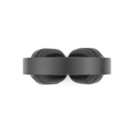 Wireless headphones with bamboo, USB-C charging and 8H battery black colour fifth view