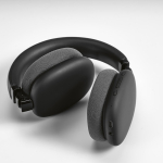 Wireless noise-cancelling headphones with mic black colour second view
