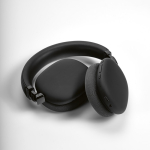 Wireless noise-cancelling headphones with mic black colour third view