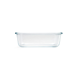 Reusable borosilicate glass and bamboo lunch box 480 ml transparent colour detail view