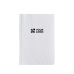 Flexible A5 notebook with cotton cover and dotted pages main view
